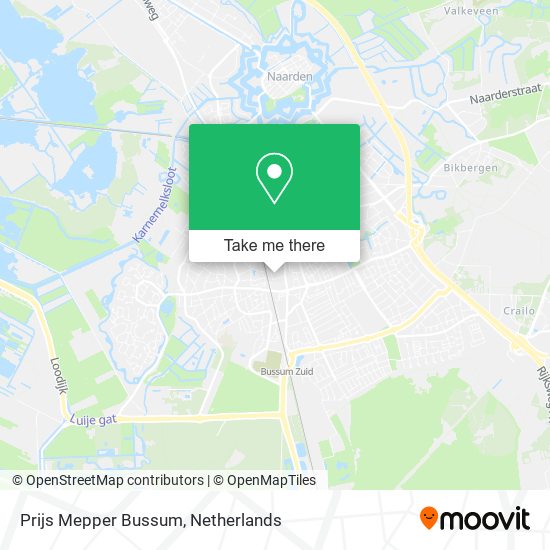 Prijs Mepper Bussum map