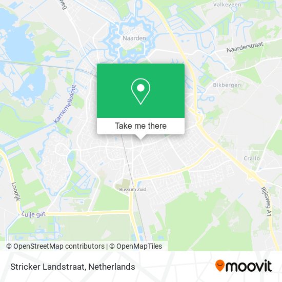 Stricker Landstraat map