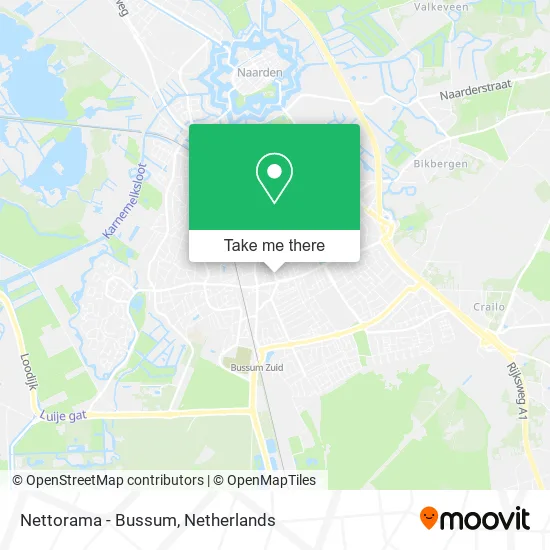Nettorama - Bussum map