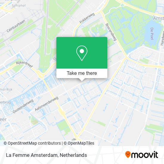 La Femme Amsterdam map