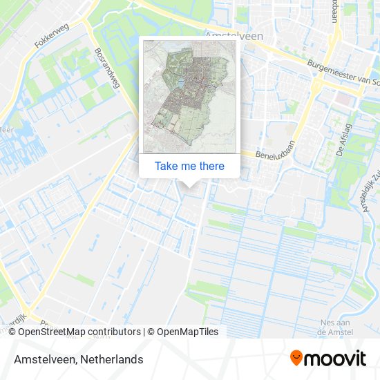 Amstelveen map