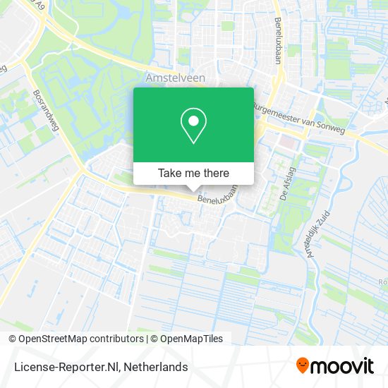 License-Reporter.Nl map