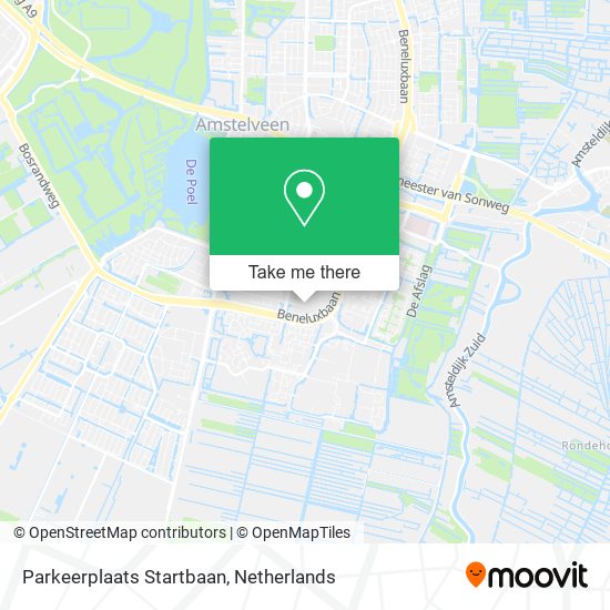 Parkeerplaats Startbaan map