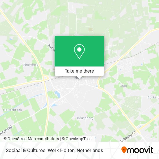 Sociaal & Cultureel Werk Holten Karte