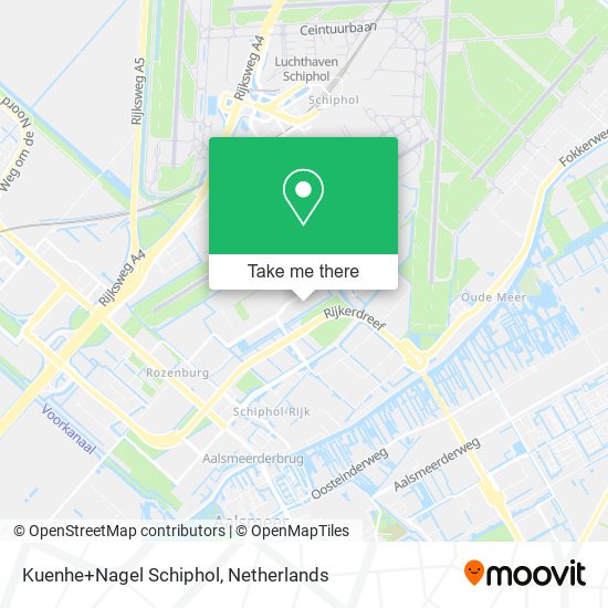Kuenhe+Nagel Schiphol Karte