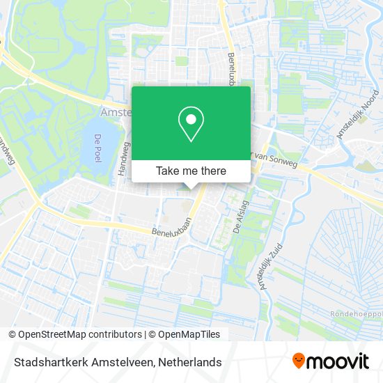 Stadshartkerk Amstelveen map