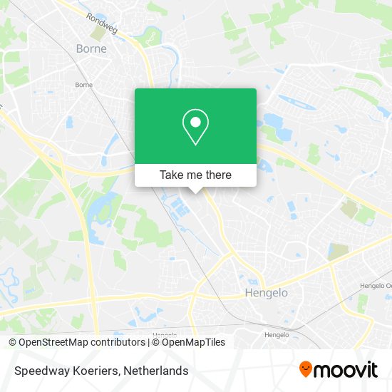 Speedway Koeriers map