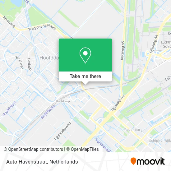 Auto Havenstraat map