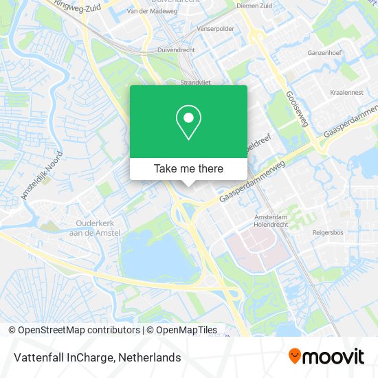 Vattenfall InCharge map