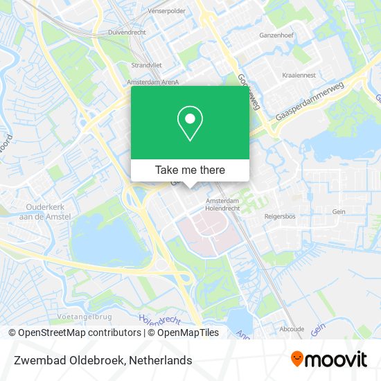 Zwembad Oldebroek map