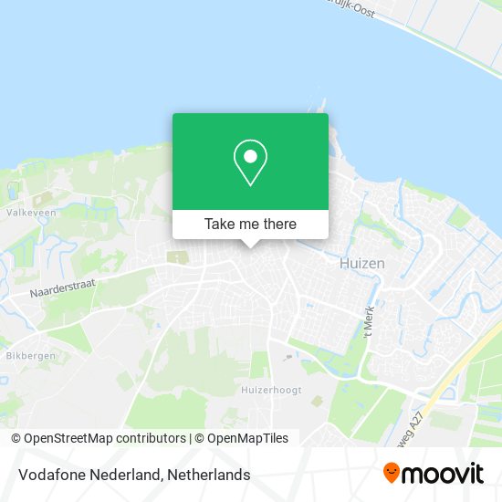 Vodafone Nederland map