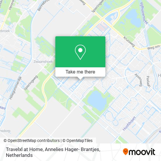 Travelxl at Home, Annelies Hager- Brantjes map