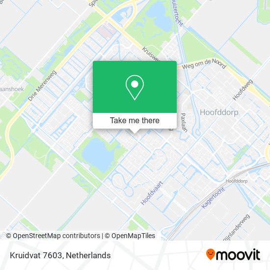 Kruidvat 7603 map