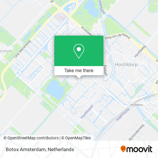 Botox Amsterdam map