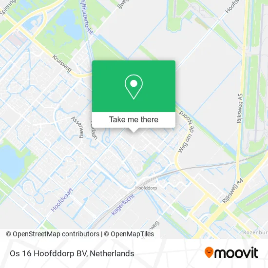 Os 16 Hoofddorp BV Karte