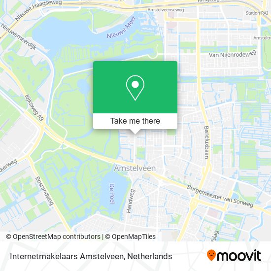 Internetmakelaars Amstelveen map