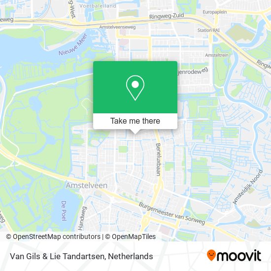 Van Gils & Lie Tandartsen map