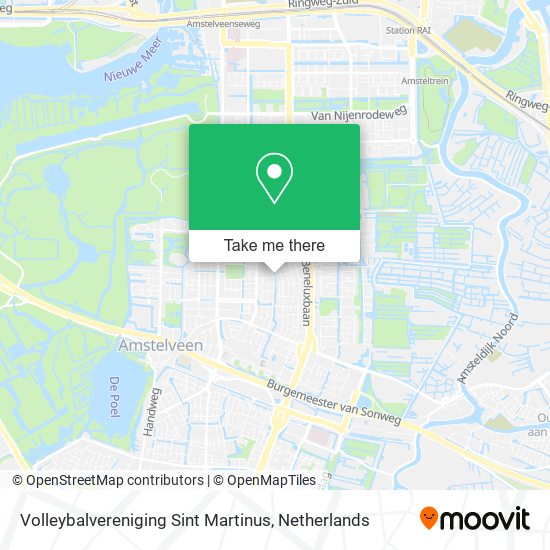 Volleybalvereniging Sint Martinus map