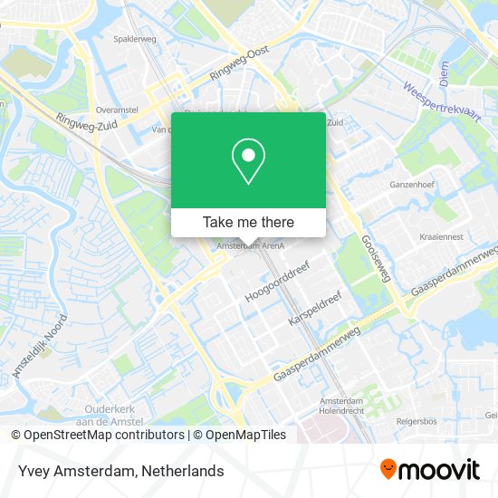 Yvey Amsterdam map