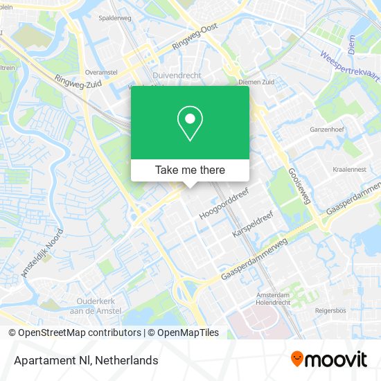 Apartament Nl map