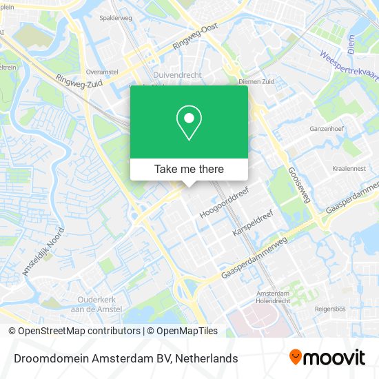 Droomdomein Amsterdam BV Karte