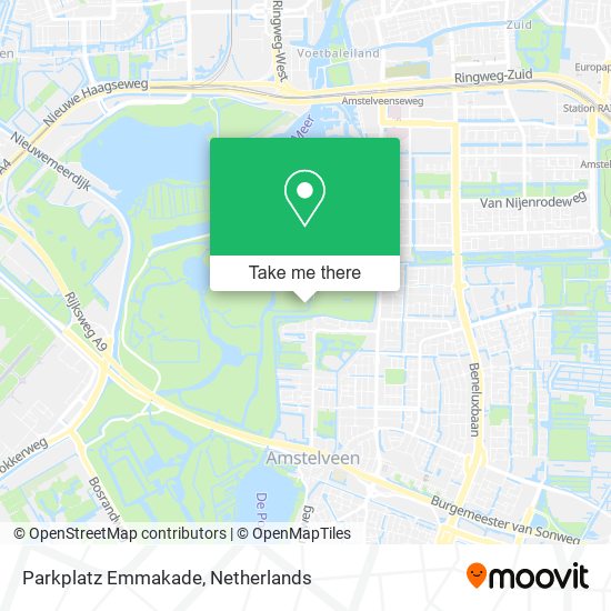 Parkplatz Emmakade Karte