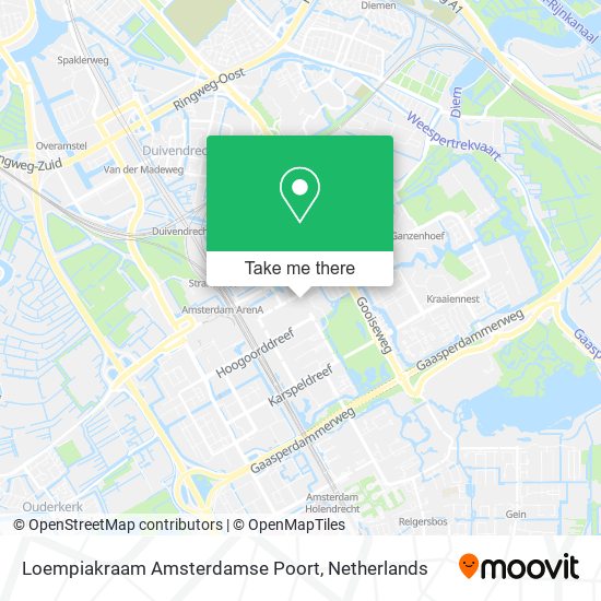 Loempiakraam Amsterdamse Poort map
