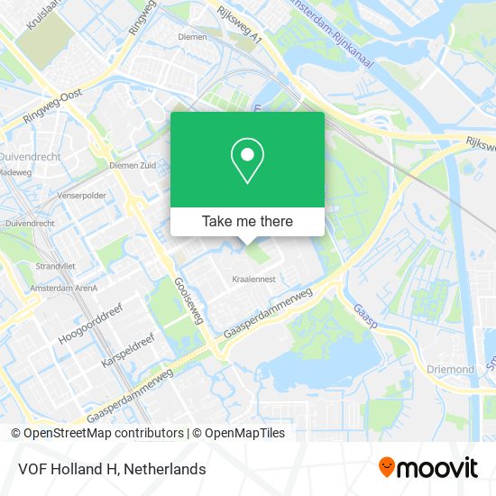 VOF Holland H map