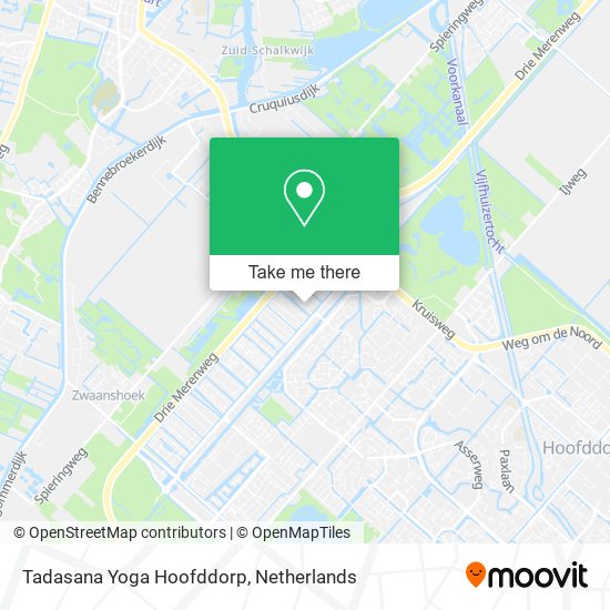 Tadasana Yoga Hoofddorp map