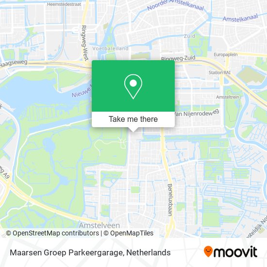 Maarsen Groep Parkeergarage map