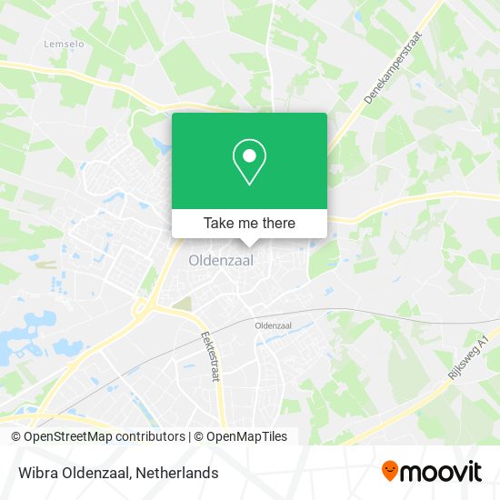 Wibra Oldenzaal map
