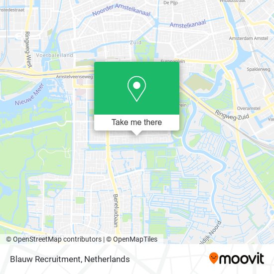 Blauw Recruitment map