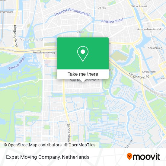 Expat Moving Company map