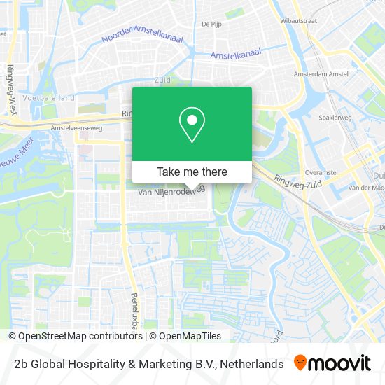 2b Global Hospitality & Marketing B.V. map