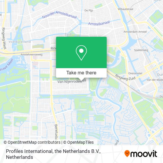 Profiles International, the Netherlands B.V. map