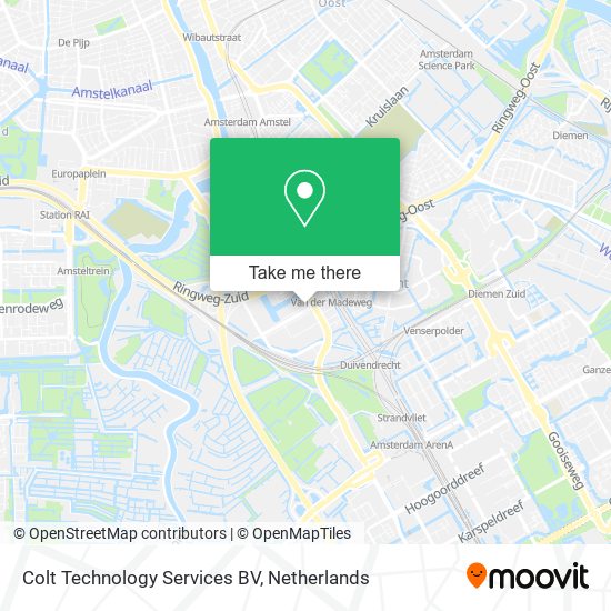 Colt Technology Services BV map