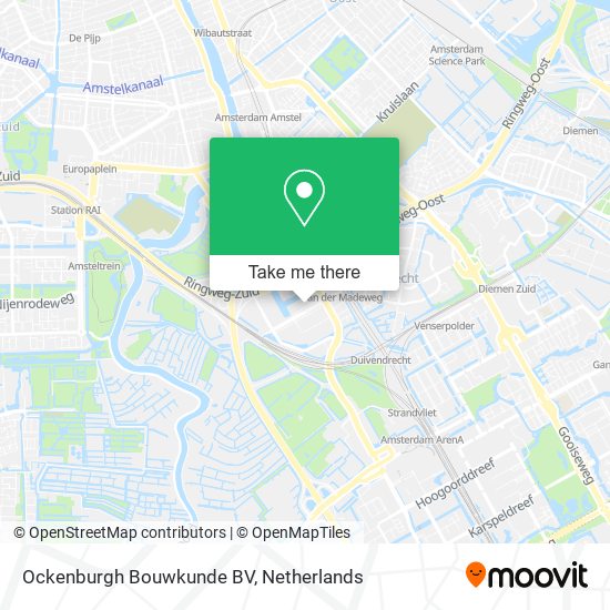 Ockenburgh Bouwkunde BV map