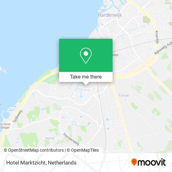 Hotel Marktzicht map