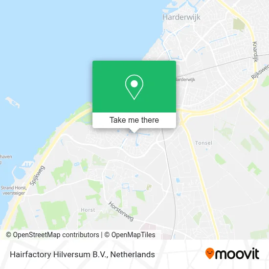 Hairfactory Hilversum B.V. map