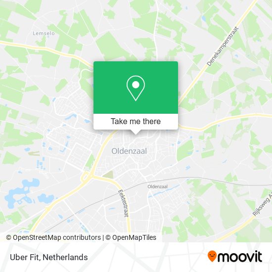 Uber Fit map