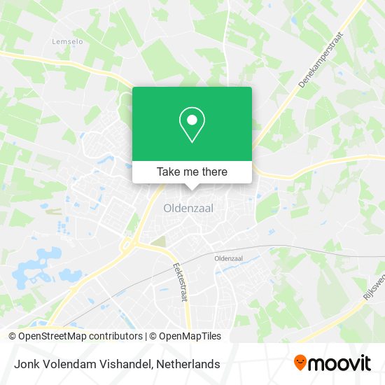 Jonk Volendam Vishandel map