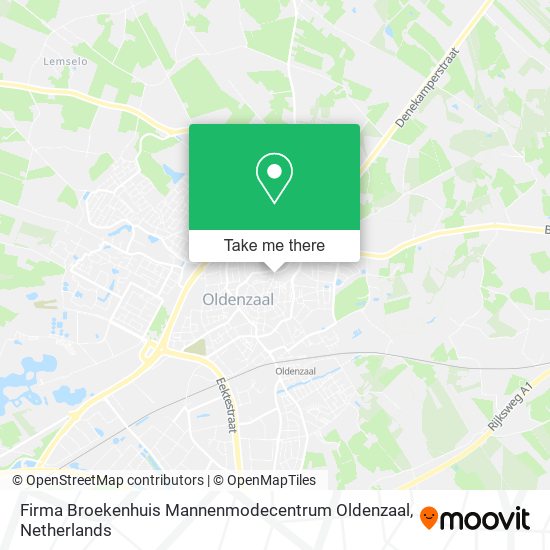 Firma Broekenhuis Mannenmodecentrum Oldenzaal map