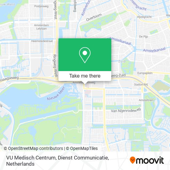VU Medisch Centrum, Dienst Communicatie map