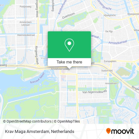 Krav Maga Amsterdam Karte