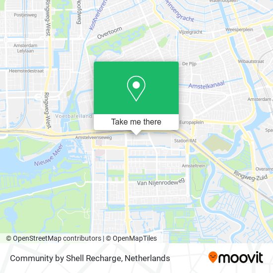 Community by Shell Recharge map