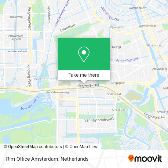 Rim Office Amsterdam map