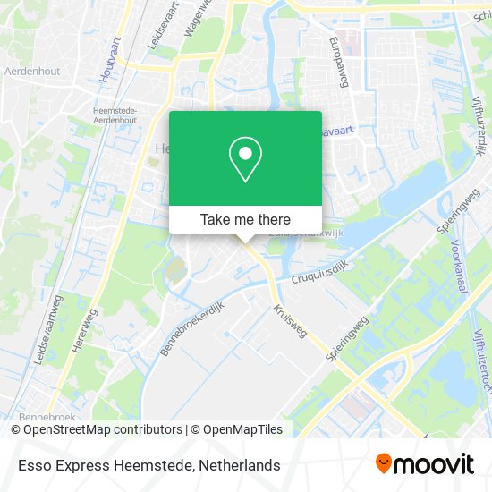 Esso Express Heemstede map