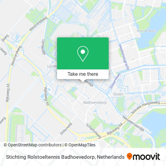 Stichting Rolstoeltennis Badhoevedorp map