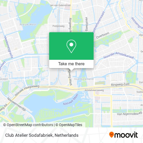 Club Atelier Sodafabriek map