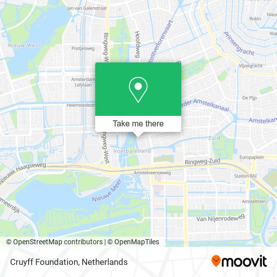 Cruyff Foundation map